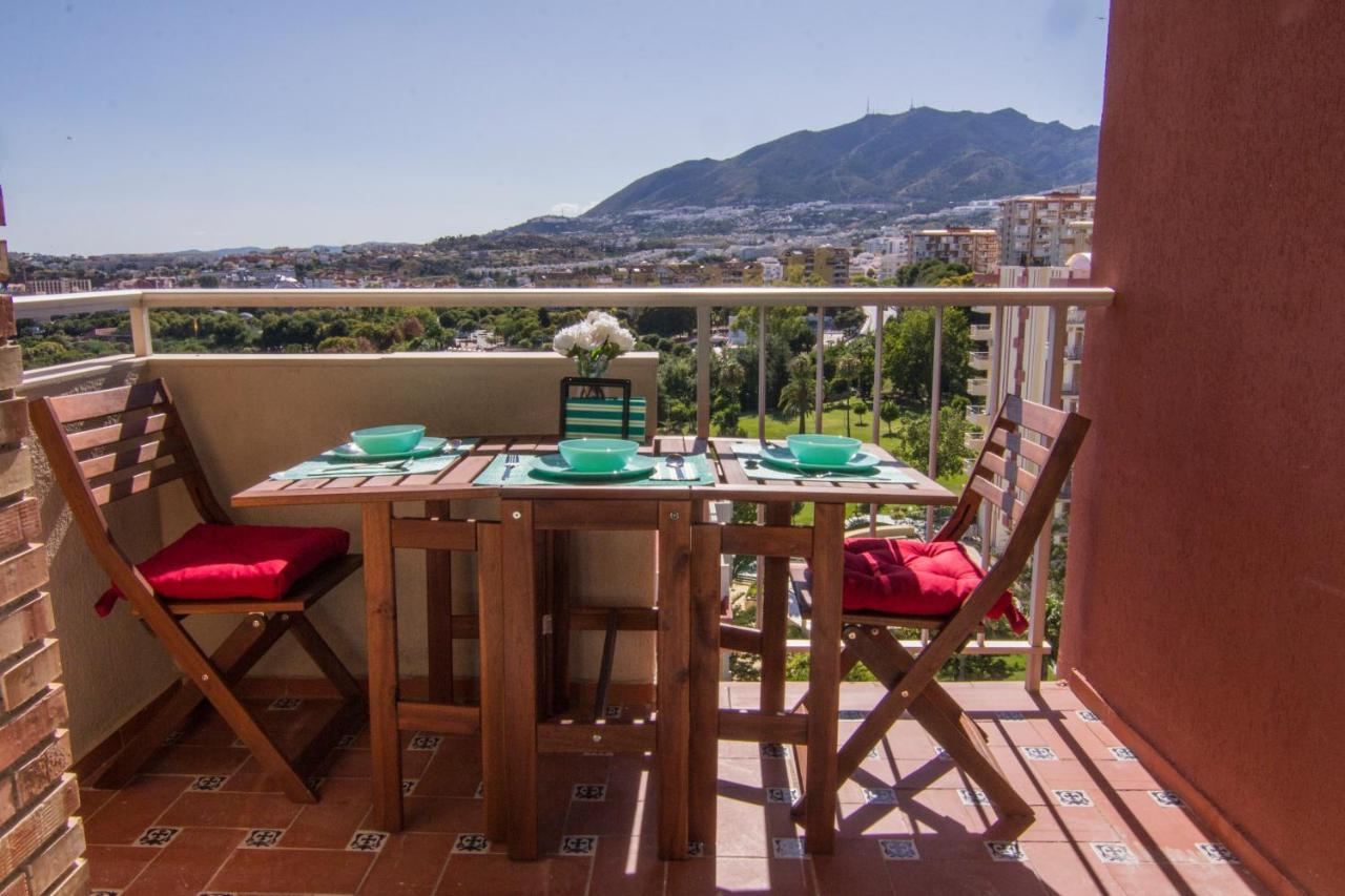 Benalmádena estudio JJupiter 250 m del mar con vistas al mar piscinas Exterior foto